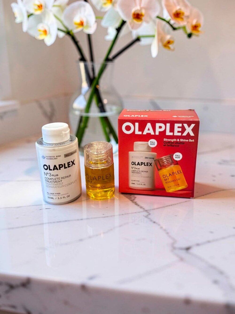 Olaplex Strength & Shine Set No #3 plus No#7 Bonding Oil 1 oz